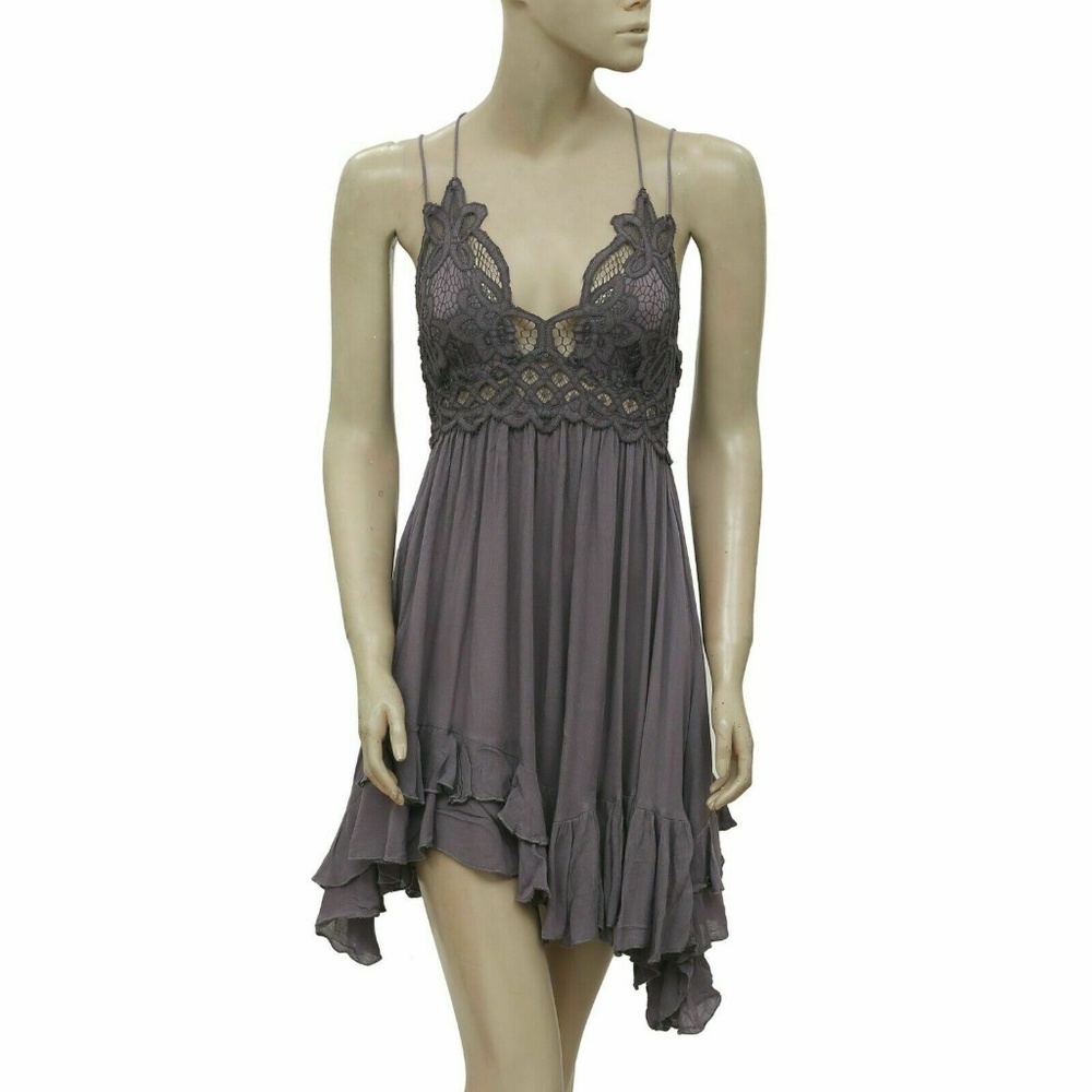 Free People Fp One "Adella" Slip Crochet Dress XS - Picture 4 of 7